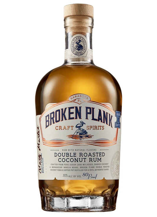 Broken Plank Double Roasted Coconut Rum 750ml