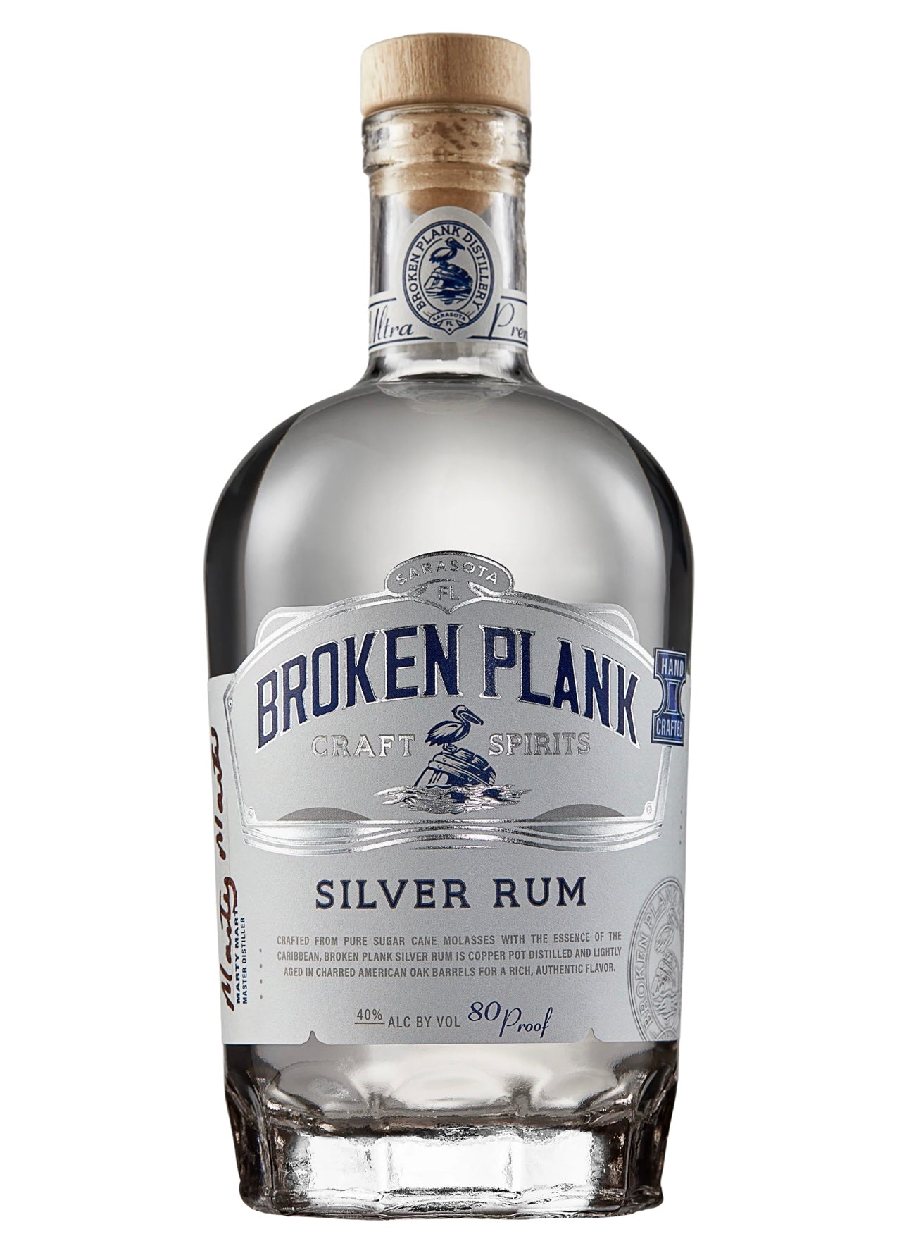 Broken Plank Silver Rum 750ml