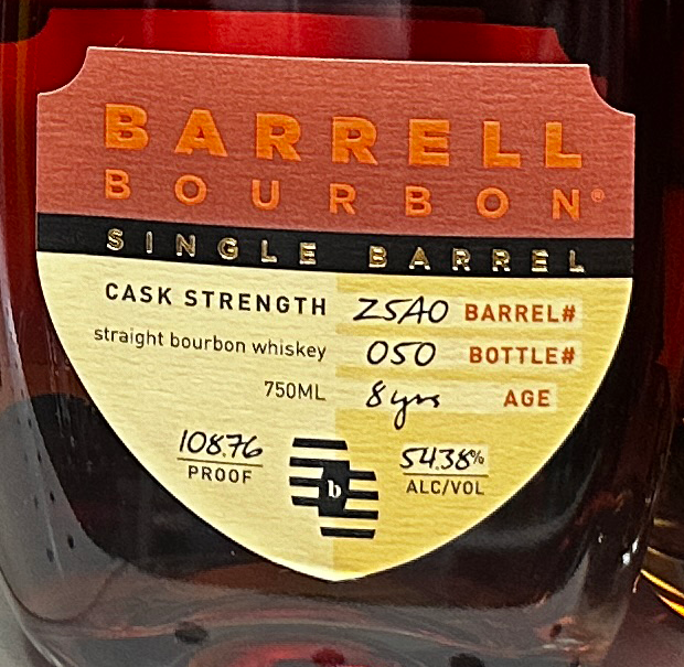 Barrell Bourbon Single Barrel EBBC & SWFLBS