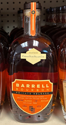 Barrell Bourbon Eskimo Bros Barrel Club 750ml