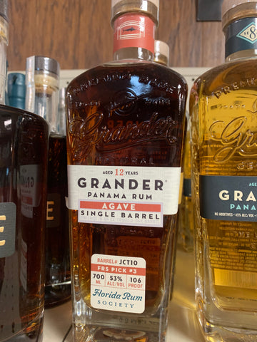 Grander 12 Year Single Barrel - Florida Rum Society Agave Finish