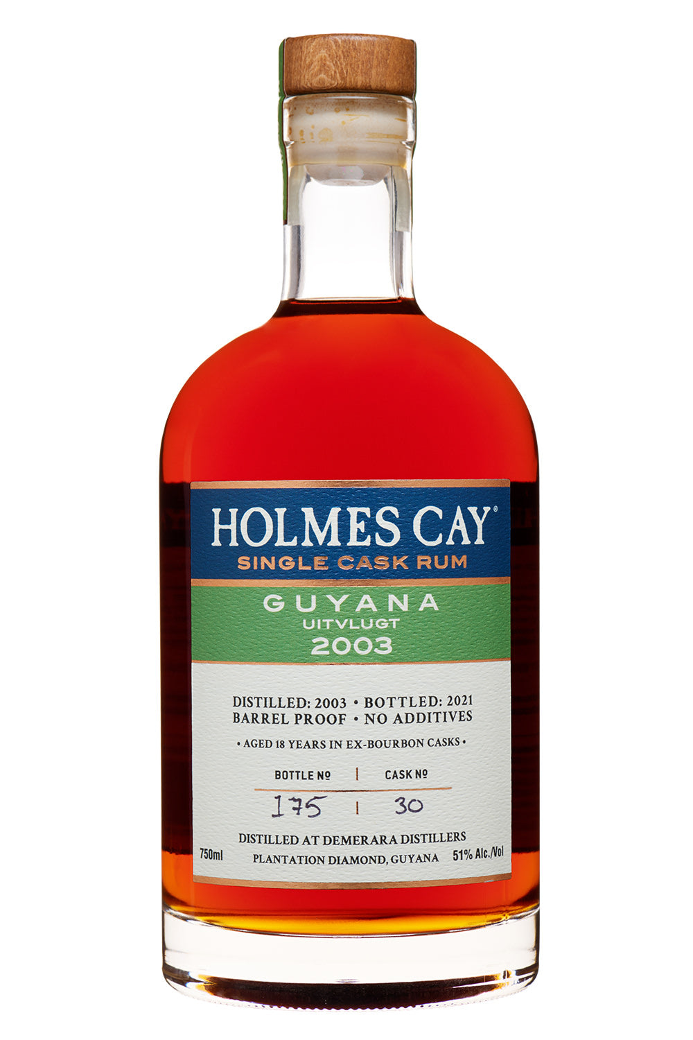 Holmes Cay Guyana Uitvlugt 2003 yr- 750ml