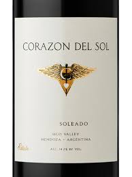 2015 Soleado Bordeaux Blend Red, Revana Vineyard, Bodega Corazon del Sol, 750mL