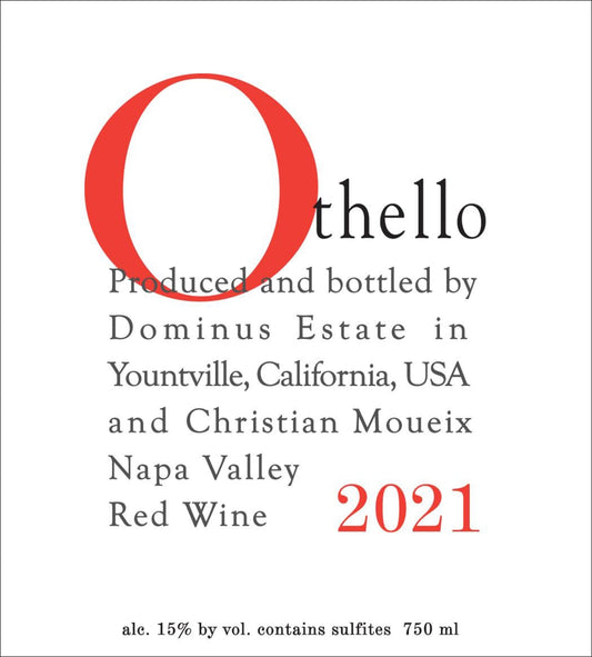 2021 Dominus Estate Othello Red 750mL