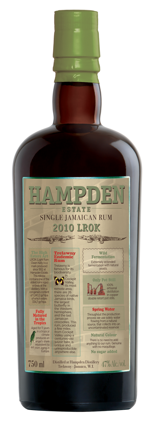 Hampden Estate LROK Single Jamaican Rum - 2010