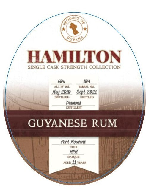 Hamilton Single Cask - Guyana (Port Mourant) - 2010