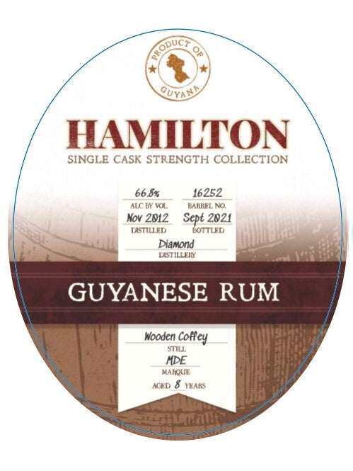 Hamilton Single Cask - Guyana (Enmore) - 2012