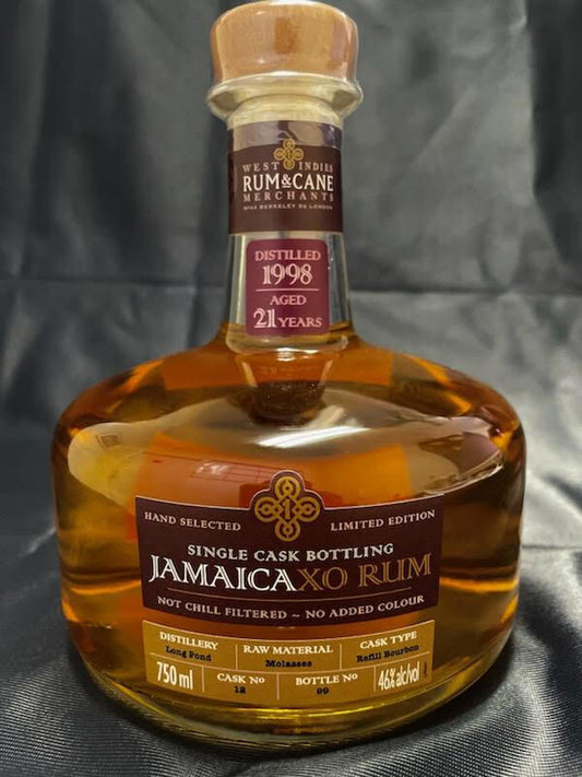 Rum & Cane -XO Single Cask (1998) - 750ml